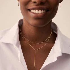 AGATHA FR Collier Mi-long RADIEUX - Doré -Colliers Soldes Magasin 02690146 157 TU M2